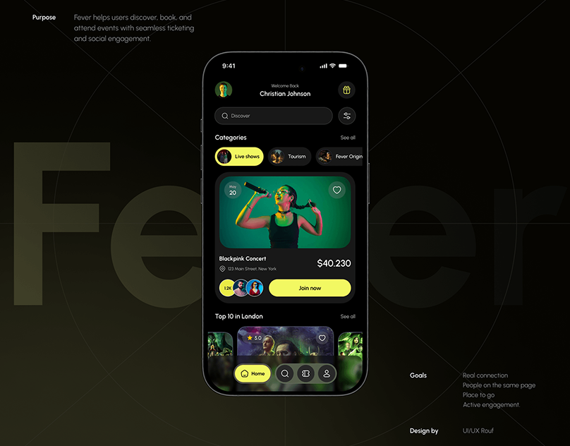 Custom Mobile App Interface